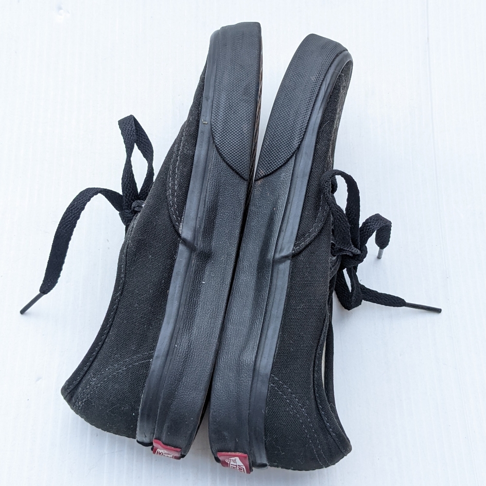 VANS black canvas low top sneakers - Picture 3 of 10